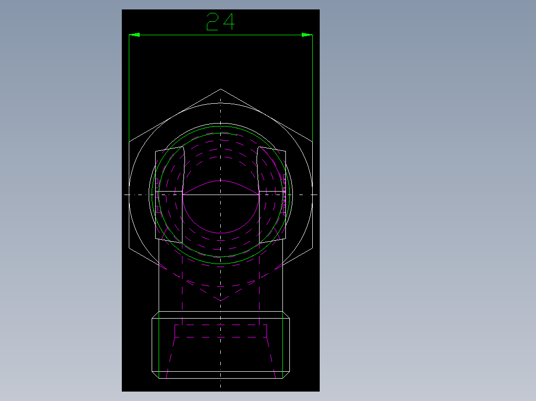 PARKER管接头EO Bulkhead elbow WSV12LOMD71(16)_left