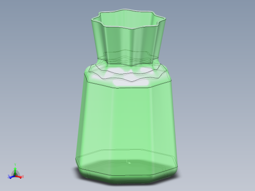 多边形瓶子