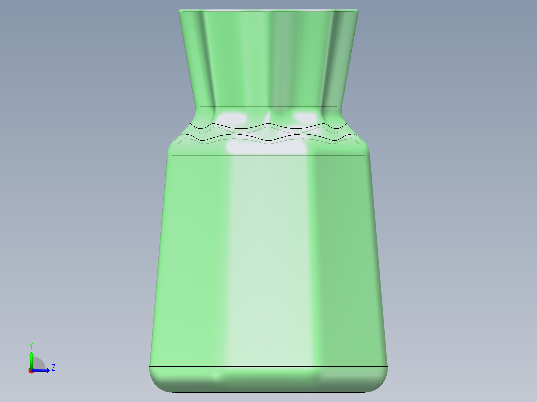 多边形瓶子左视图