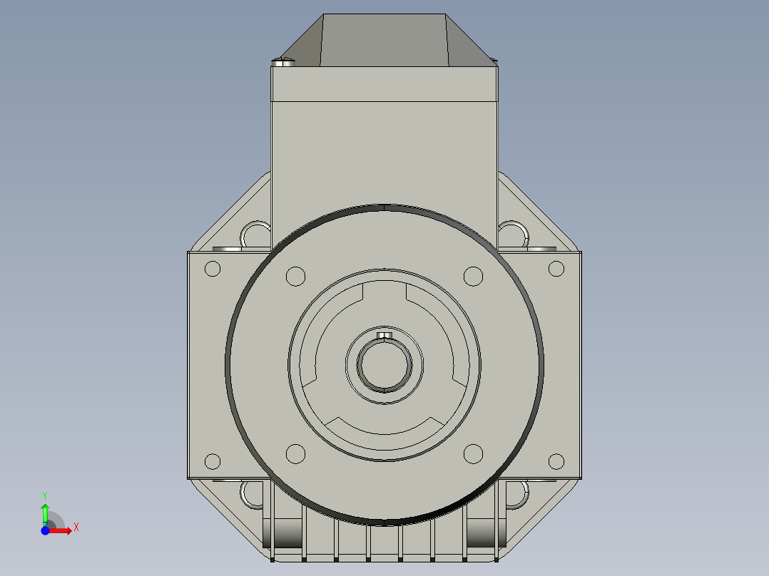 3IMB14H56-90通用电机YS-562-2-B14526前视图