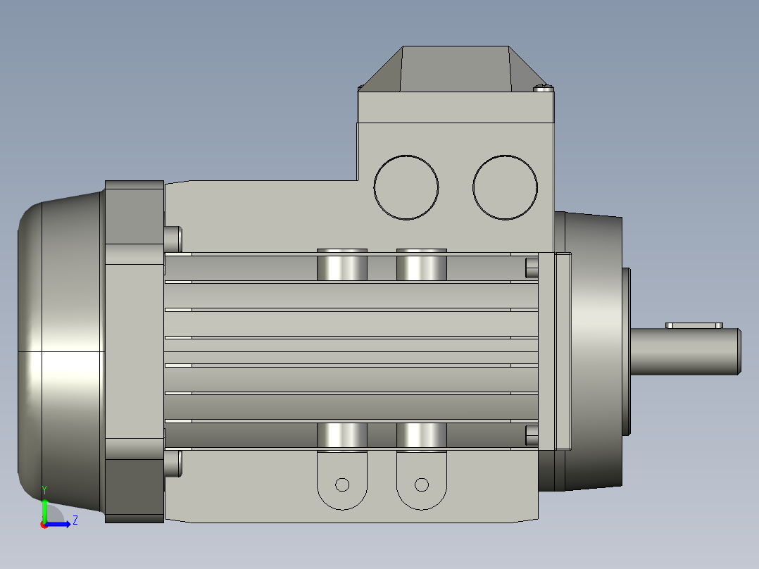 3IMB14H56-90通用电机YS-562-2-B14526左视图