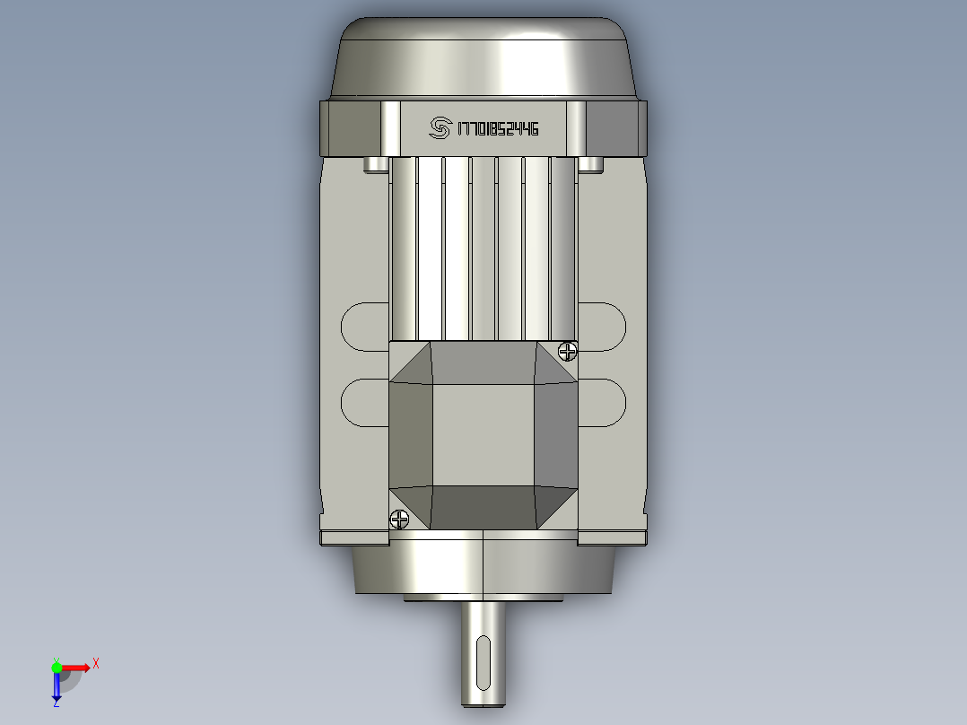 3IMB14H56-90通用电机YS-562-2-B14526俯视图