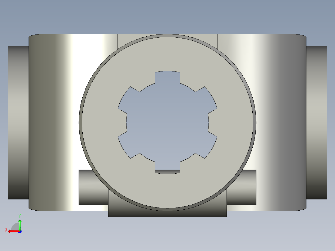 SPG-SD1万向节6键头拖拉机后视图