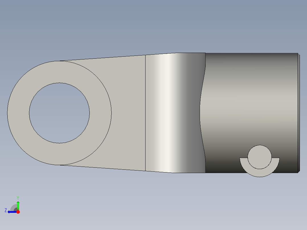 SPG-SD1万向节6键头拖拉机右视图