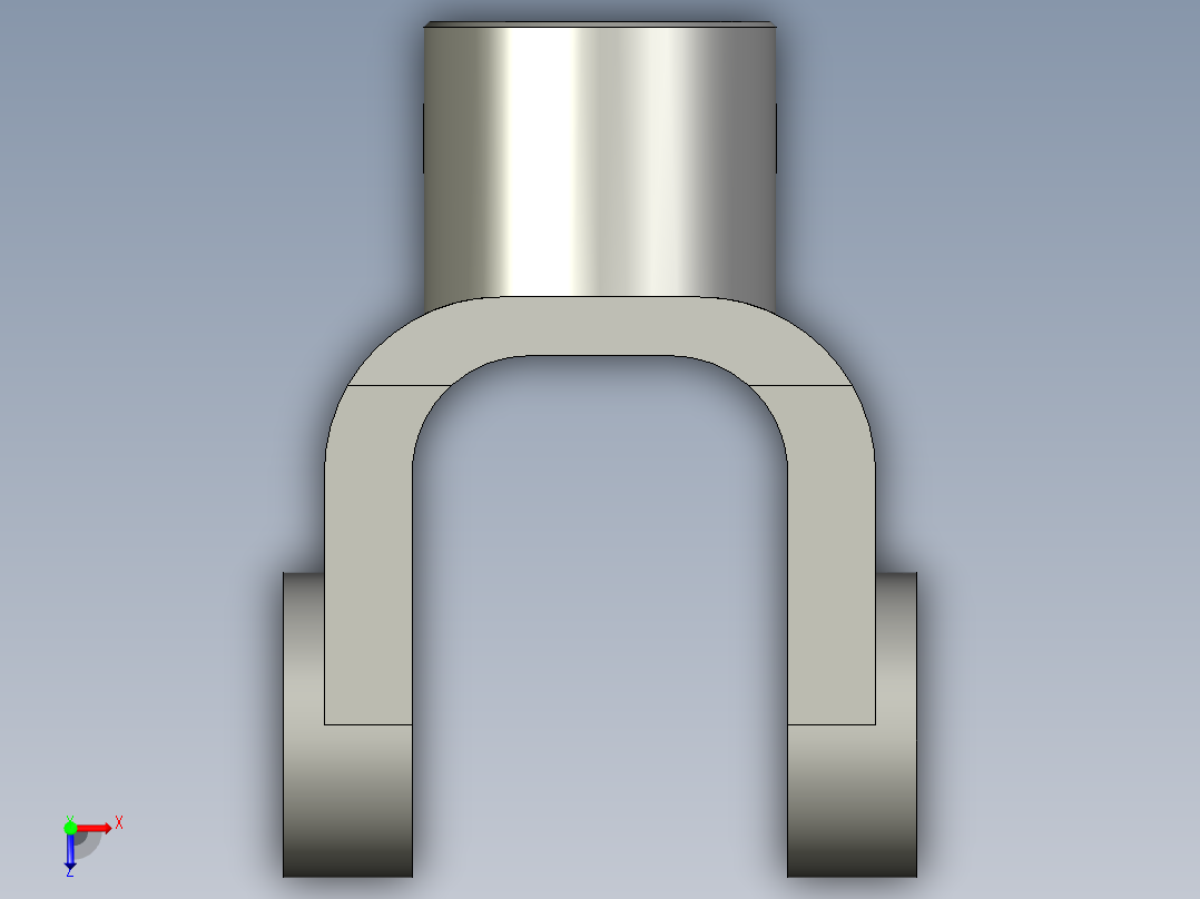 SPG-SD1万向节6键头拖拉机俯视图