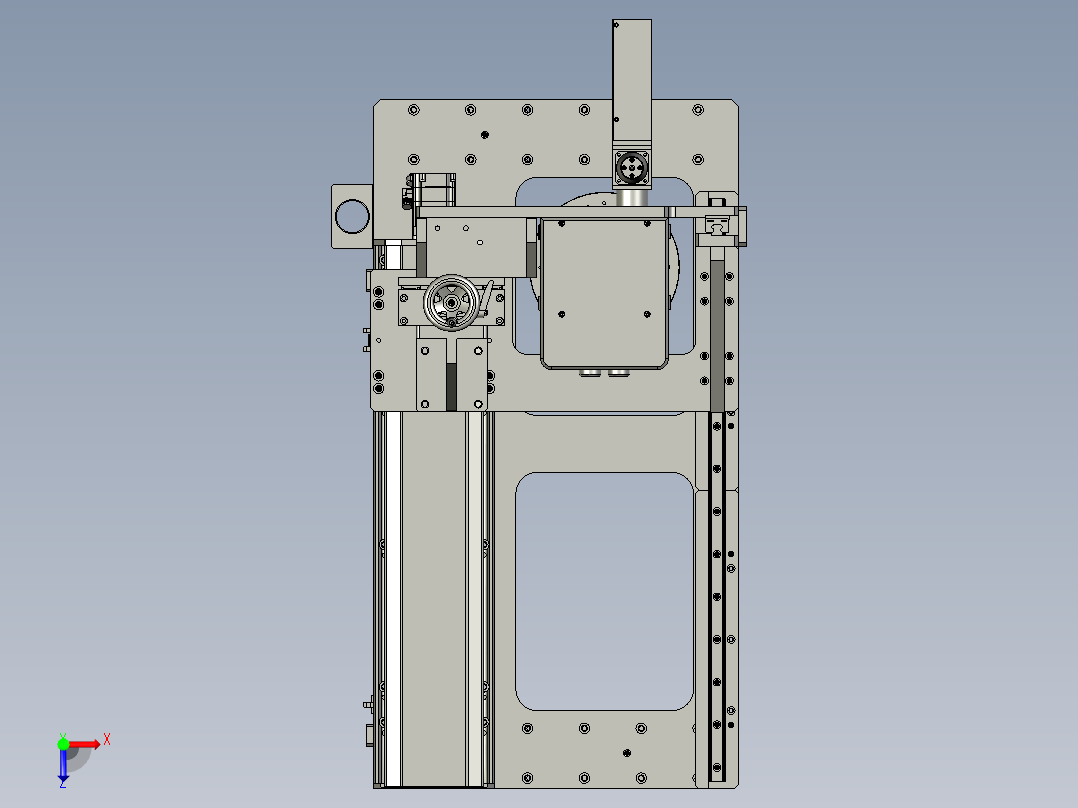 AB-0406-06-01A-A焊接振镜模块俯视图