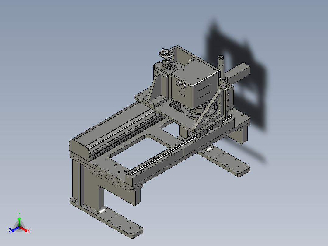AB-0406-06-01A-A焊接振镜模块正等轴测图