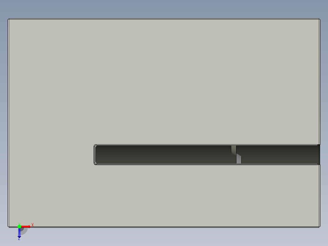 圆形截面管材滚切机俯视图