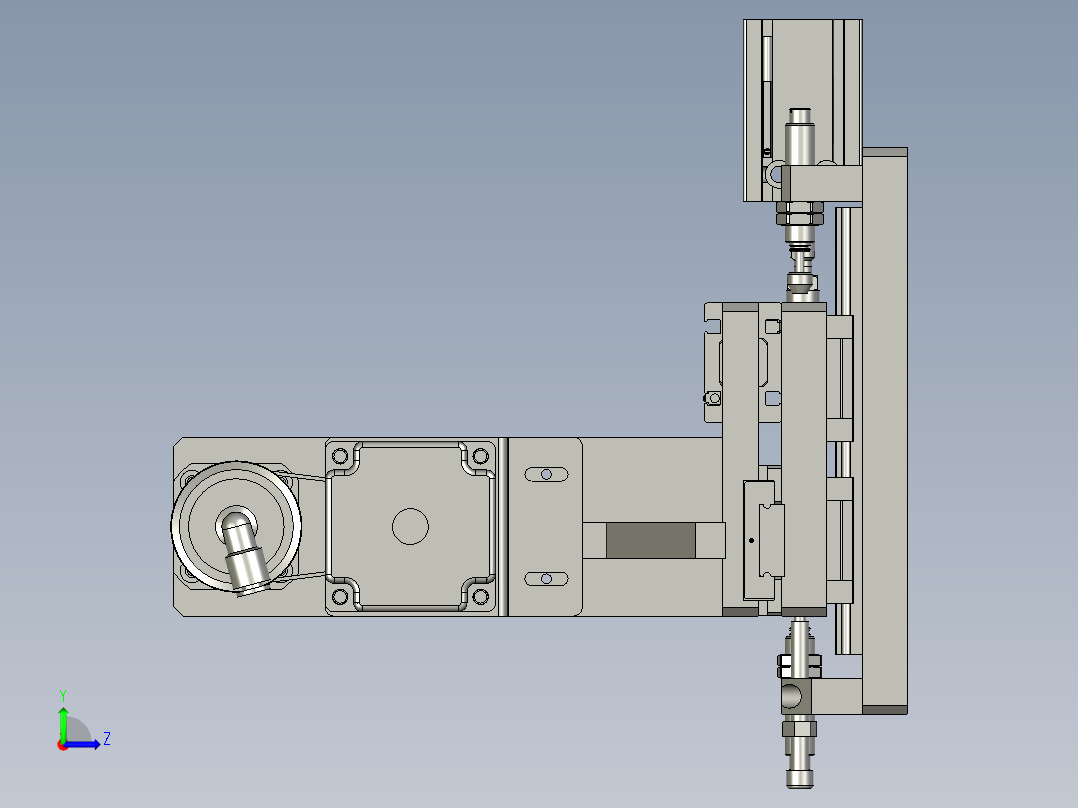 XMGZDTD-G1-000扭线组件左视图