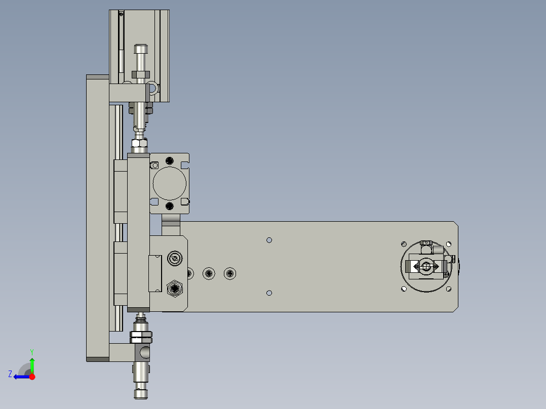 XMGZDTD-G1-000扭线组件右视图