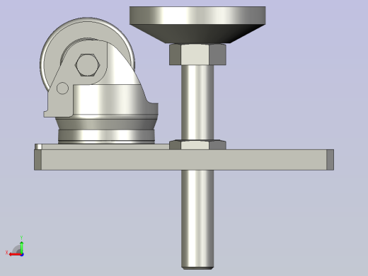 LSZ118004-02-01-22A左脚轮脚杯组件后视缩略图
