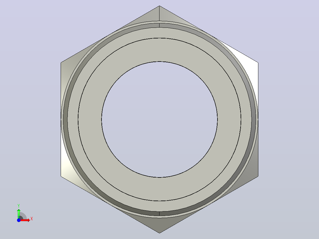 10311公制外螺纹平面O 形圈密封扣压式软管接头[10311-45-20]前视图
