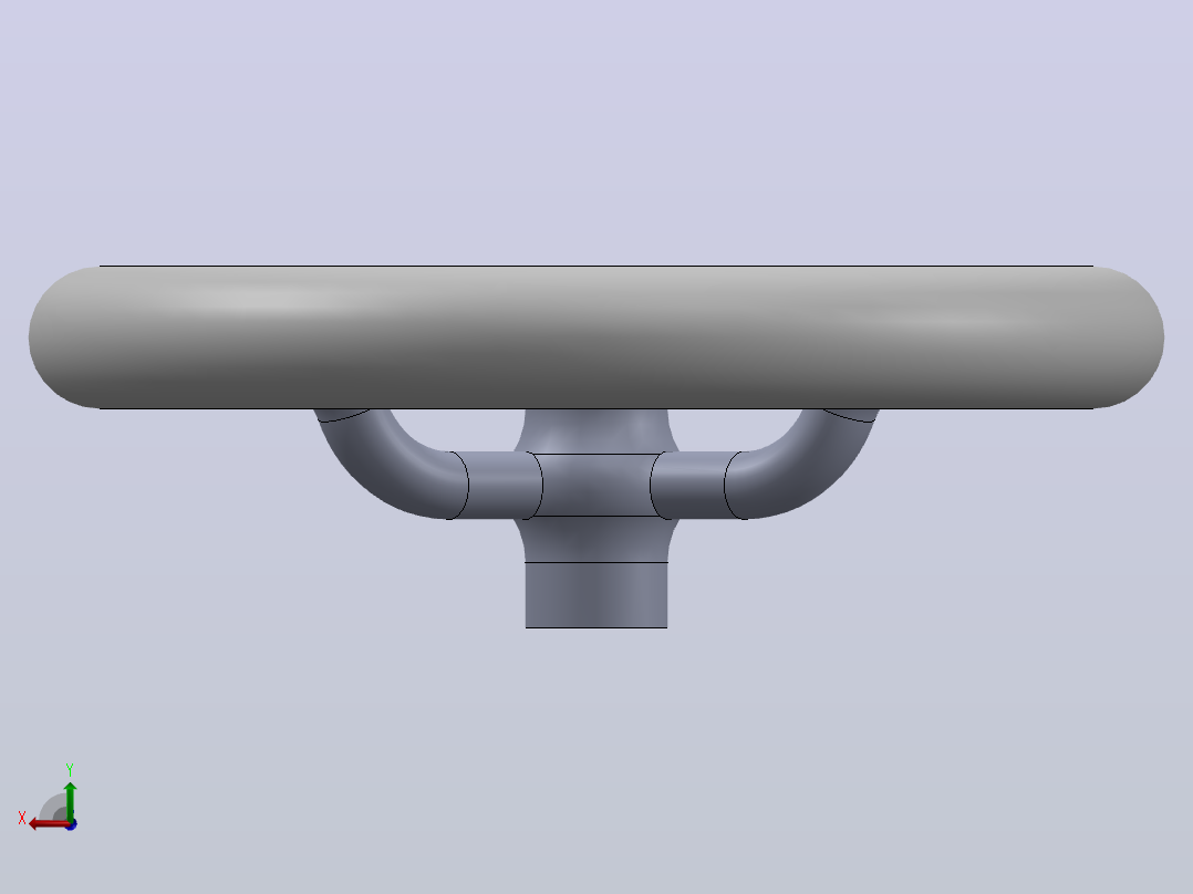 solidworks中的转向模型后视图