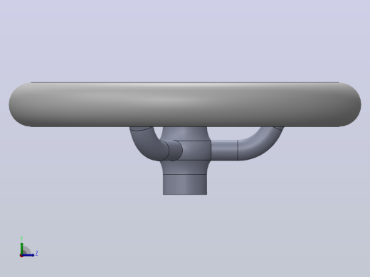 solidworks中的转向模型左视缩略图