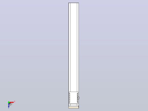 滚珠丝杠直线轴带导轨全封闭TPA-HCR-202D-2510C-L1750-MP-C-P75-N3俯视缩略图