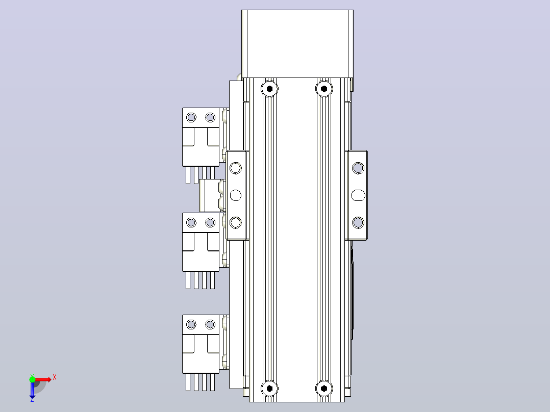 钢基模组TPA-KNR-4002C-100A1-MP-H1S2俯视图