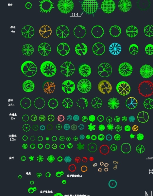 植物平面缩略图