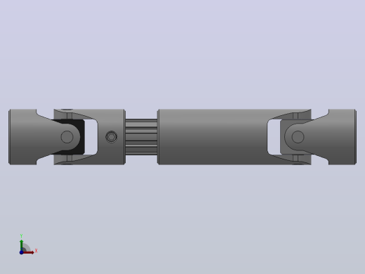 万向联轴器WSP6-PB-Y30-Y30-350／420WSP型可伸缩小型十字轴万向联轴器前视缩略图