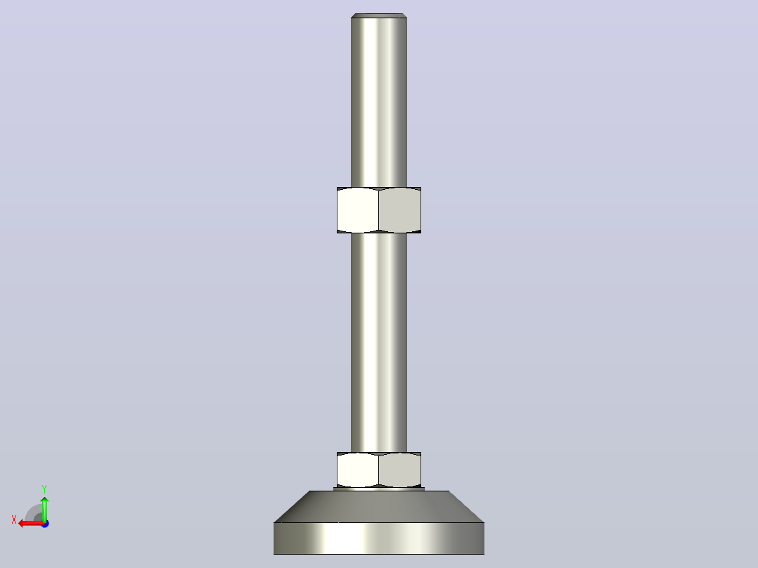 脚杯WAD36-D60-M16-L125后视图