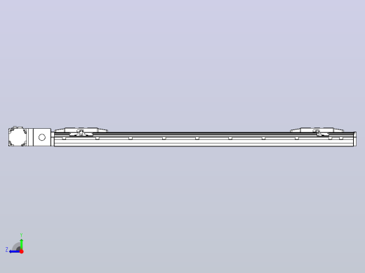 皮带直线轴双滑块型TPA-GCBS-150-P80-L400-QL-M75-N3右视缩略图