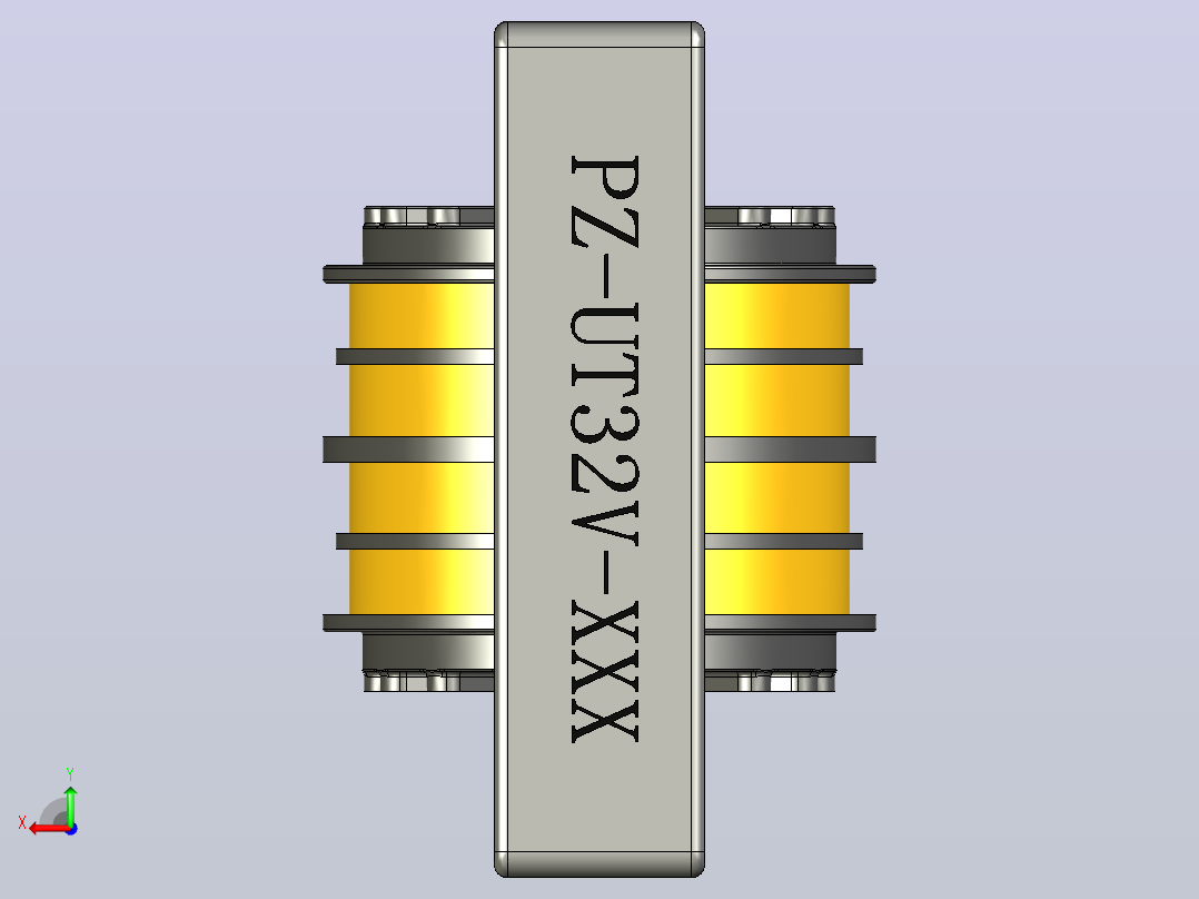 PZ-UT32V共模扼流圈，滤波器后视图