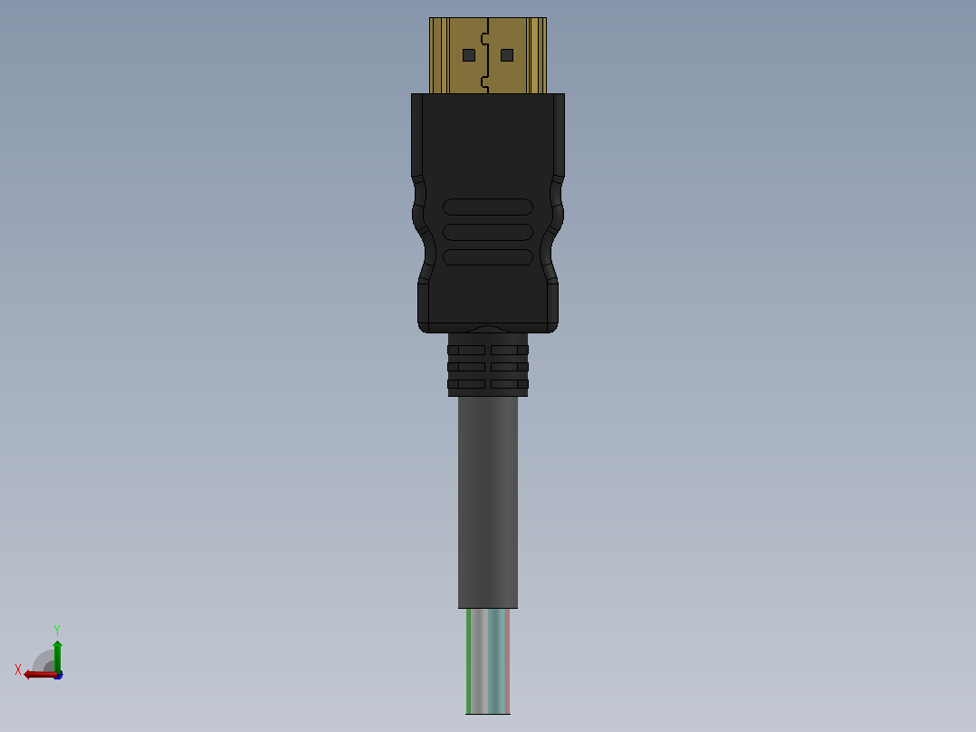HDMI接口后视图