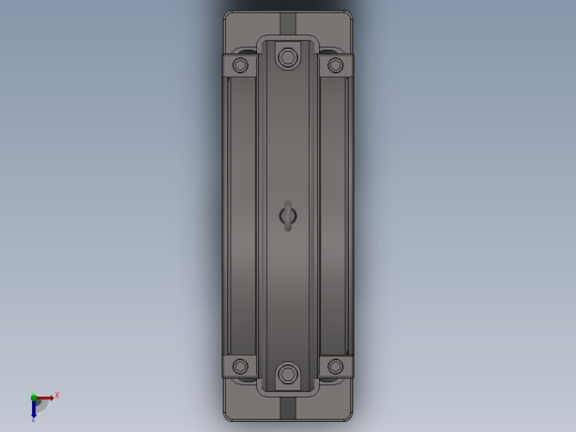 PGD座架式轴向固定剖分式轴承_PGD-260俯视缩略图