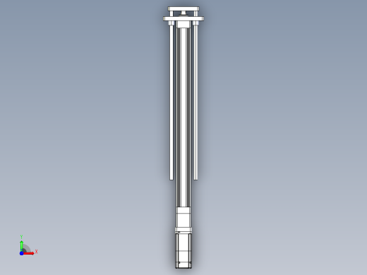 轻载电动缸TPA-ESR40-1210C-L550-M-QDX-W-P40-C3前视缩略图