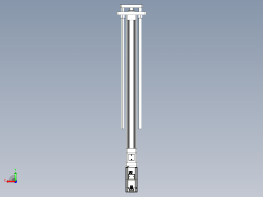 轻载电动缸TPA-ESR40-1210C-L550-M-QDX-W-P40-C3后视缩略图