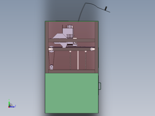 一款3D打印机模型左视缩略图