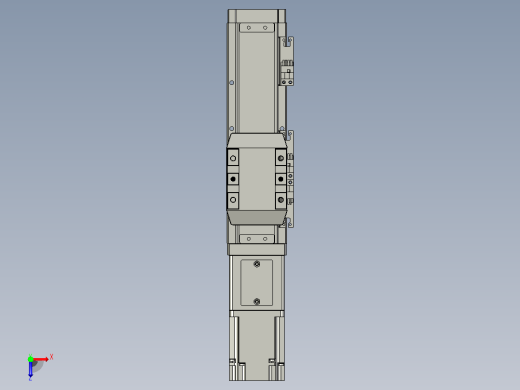 滚珠丝杠直线轴内置导轨TPA-GCR-65-1610C-L100-M-M40-N3俯视缩略图