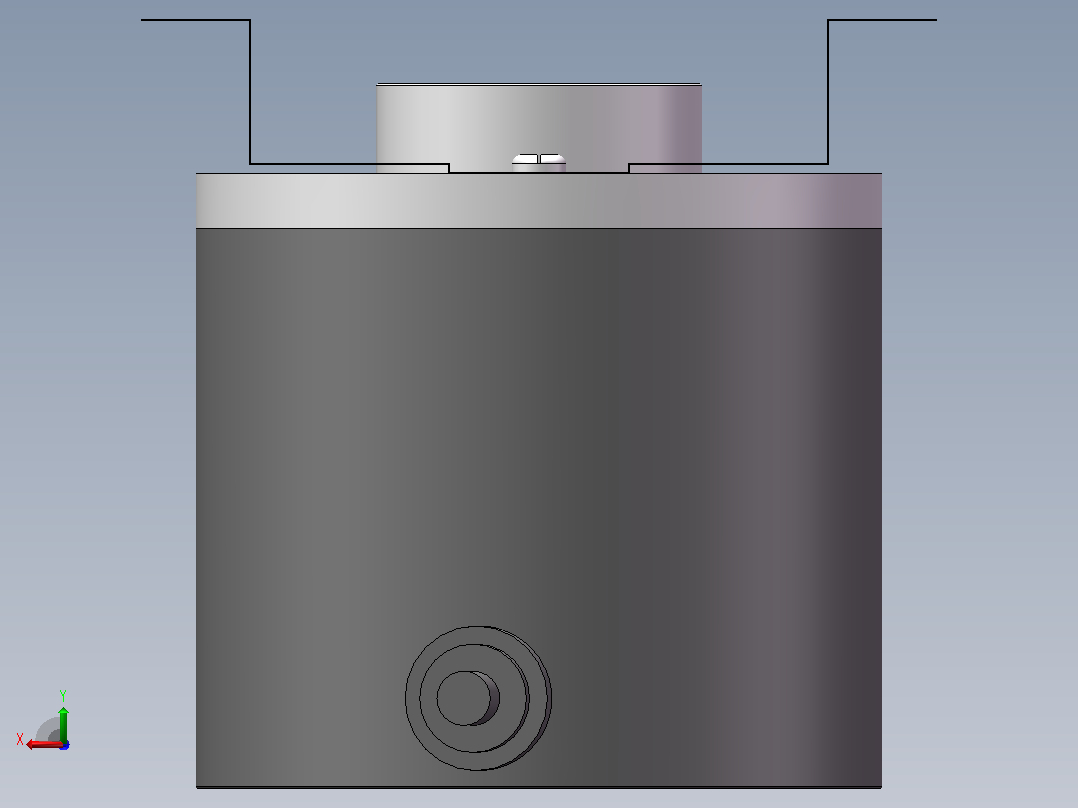 G38H系列[G38H-10]旋转编码器主视图