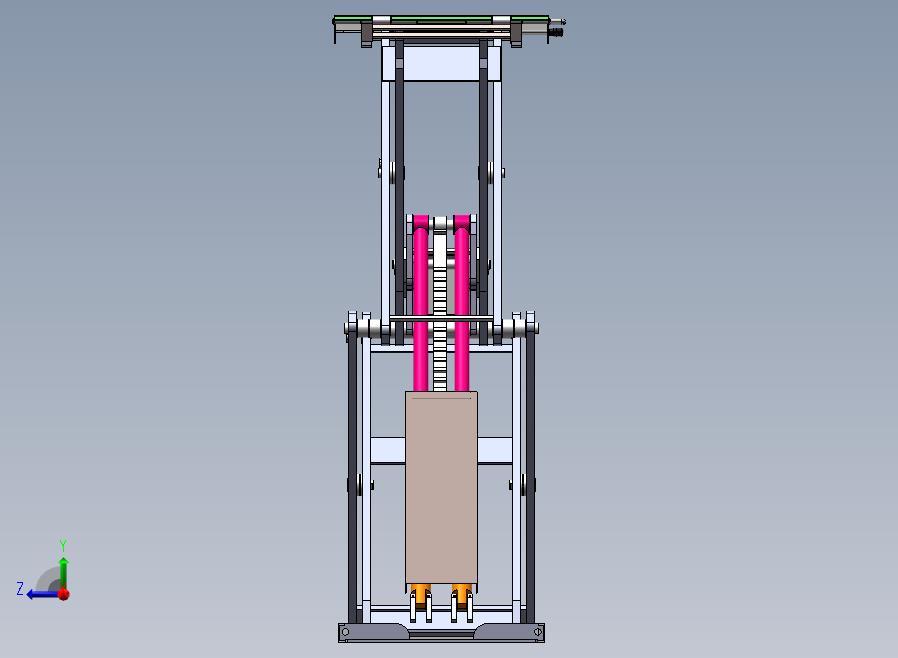 A16-剪刀液压举升机右视图