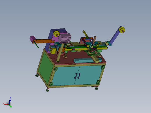 BBR12包装机卷包机热熔编带机sw12可编辑+cad