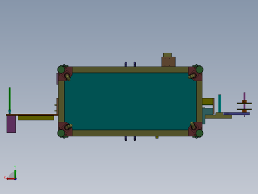 BBR12包装机卷包机热熔编带机sw12可编辑+cad后视缩略图