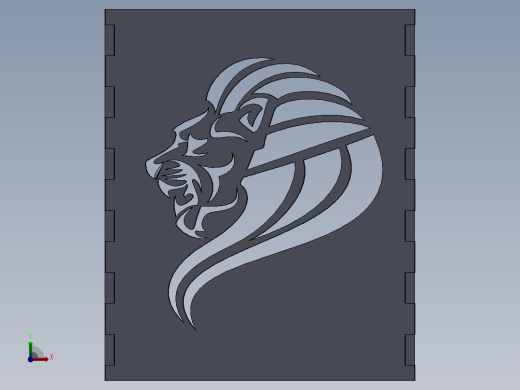 solidworks 雄狮铅笔盒前视缩略图