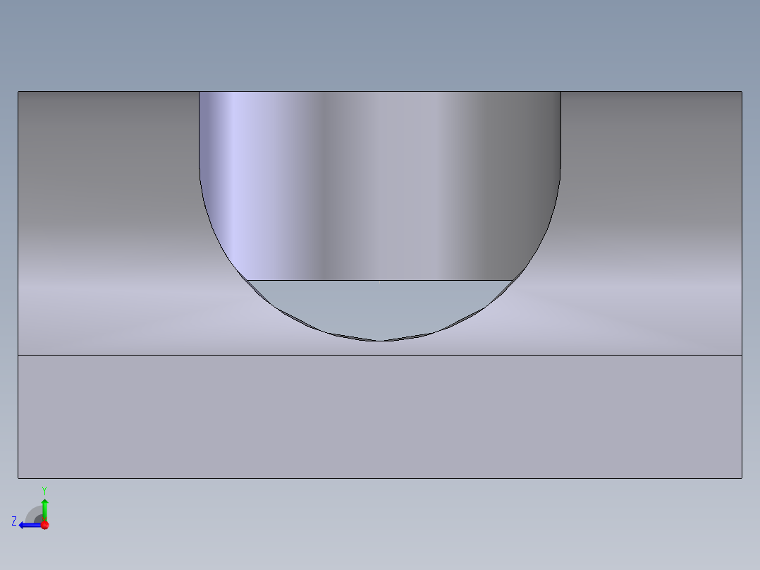 合成晶体设计右视图