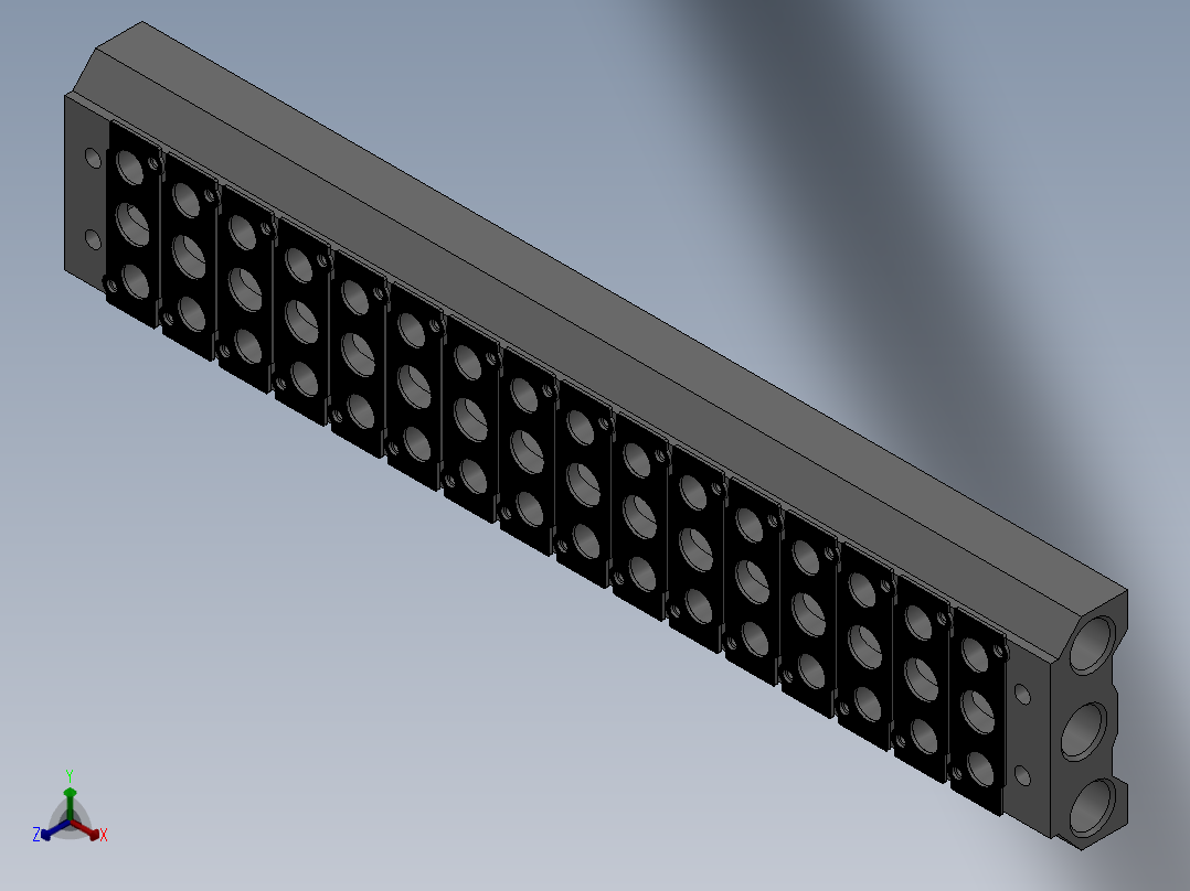 亚德客管路库正等轴测图