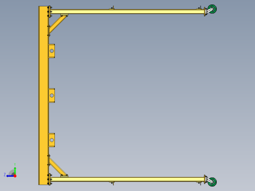 桥式起重机右视缩略图
