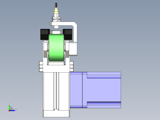 A15_小型输送带输送轴承图纸左视缩略图