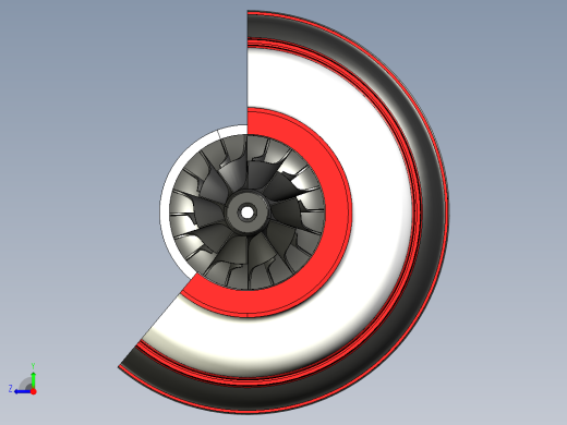 涡轮增压器右视缩略图