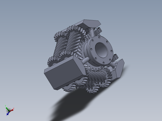 外壳开放式托森差速器图纸