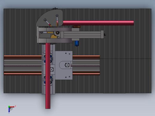 B3_可编程半自动弯管机俯视缩略图
