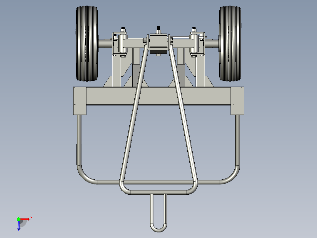 搬运手推车俯视图