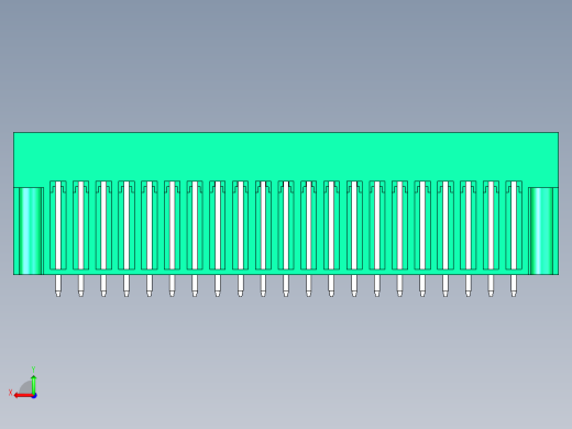 DEGSON 15EDG（公头） 3.5mm 螺钉锁紧，插拔式接线端子 FullPack-15EDGVHM-3.5-42P-14-00AH后视缩略图