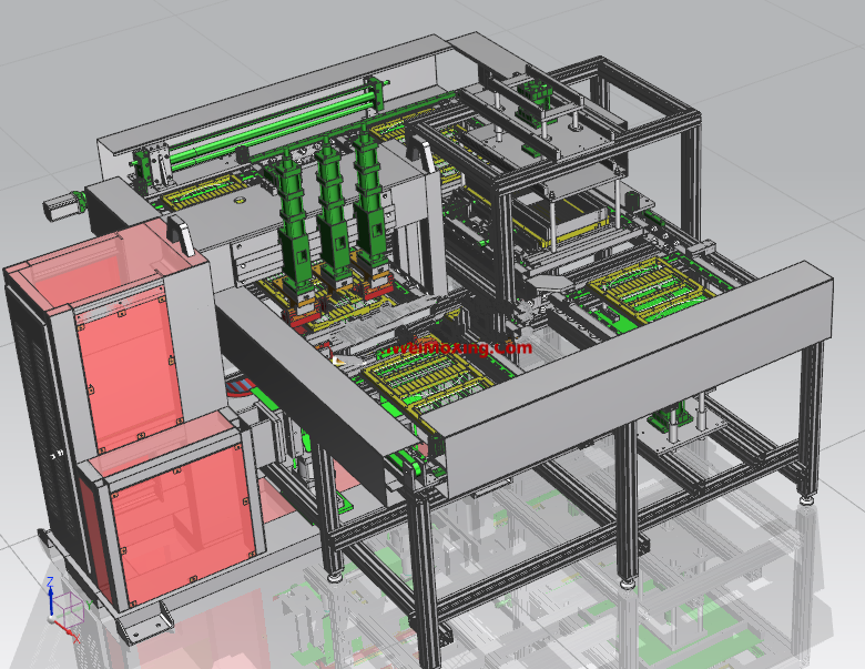 外循环自动摆料半龙门焊机UG8.0设计