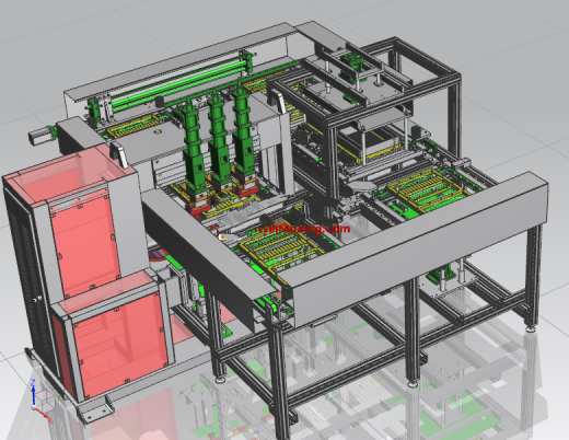 外循环自动摆料半龙门焊机UG8.0设计