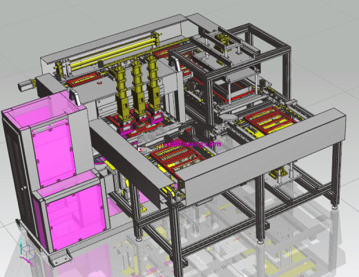 外循环自动摆料半龙门焊机UG8.0设计缩略图