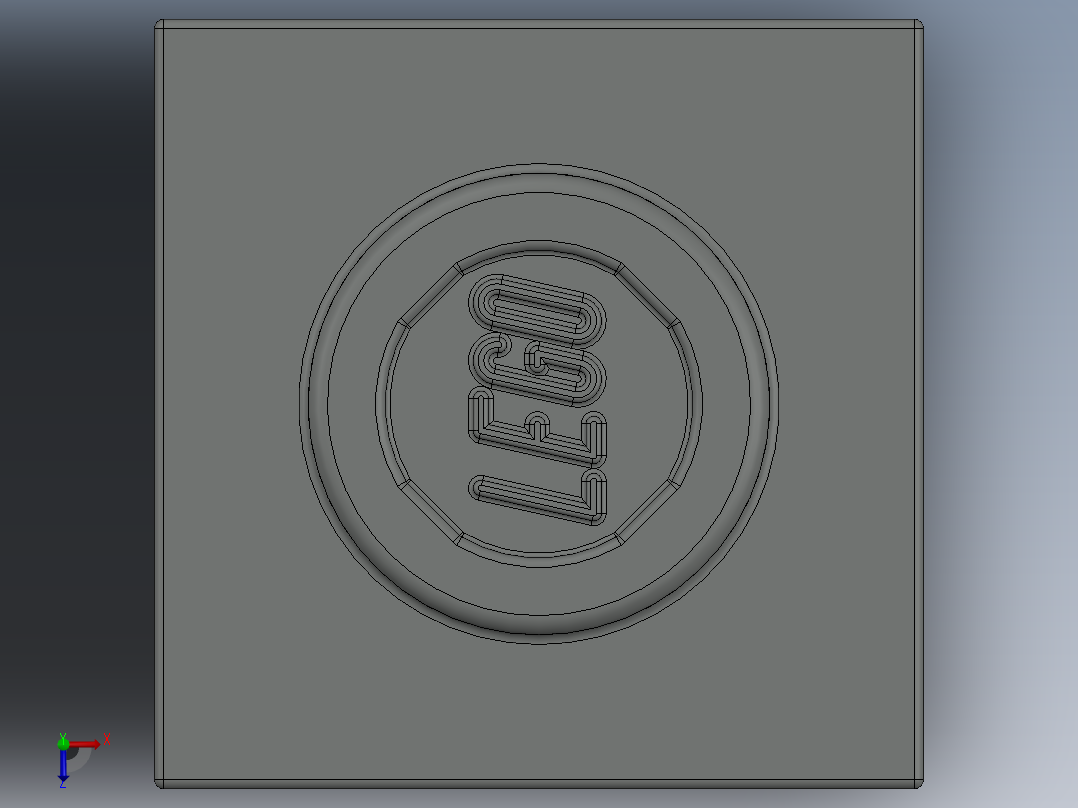 乐高机械组积木（横梁）-654102 Old Grey Technic Brick 1 x 1 with Hole俯视图