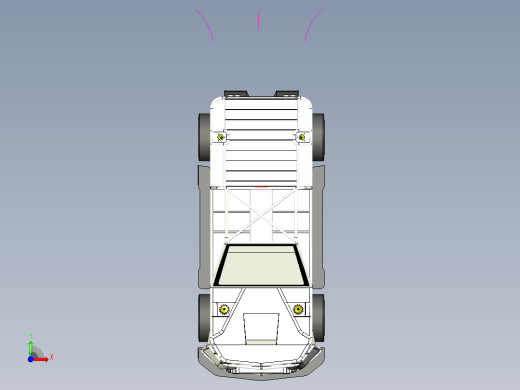 Tubecar钢管车皮卡车模型3D图纸 STP格式前视缩略图